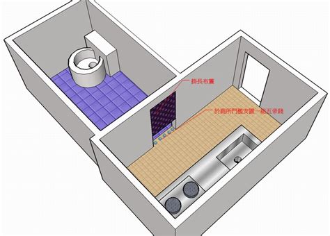 廚房內有廁所|【廚房對廁所門風水化解方法】正對廁所門的問題 